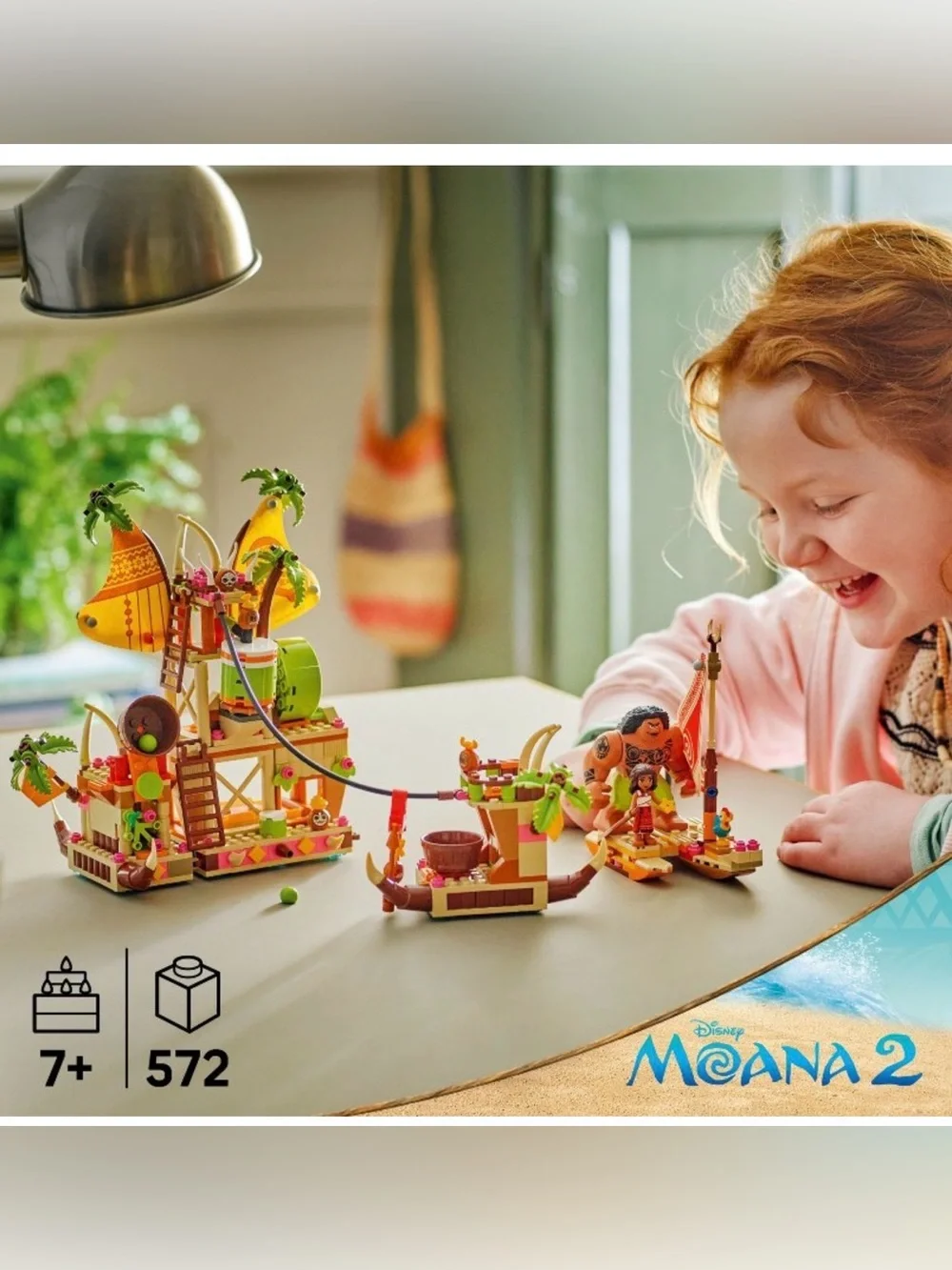 LEGO Disney Moana 2 Kakamora Barge Kids Toy 43258